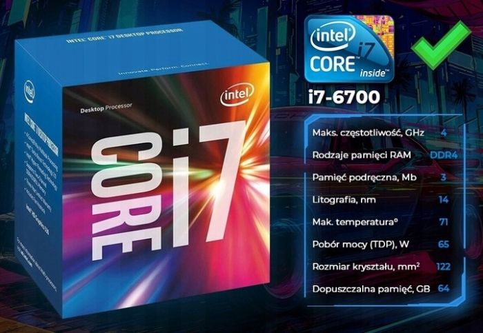 Komputer Gemingowy Intel Core I7 32GB RTX 4060TI 2TB M.2 +24" Monitor 144Hz