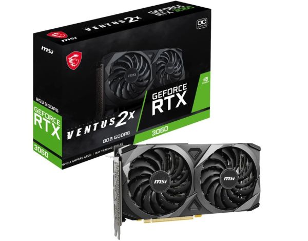 MSI GeForce RTX 3060 VENTUS 2X OC 8GB GDDR6