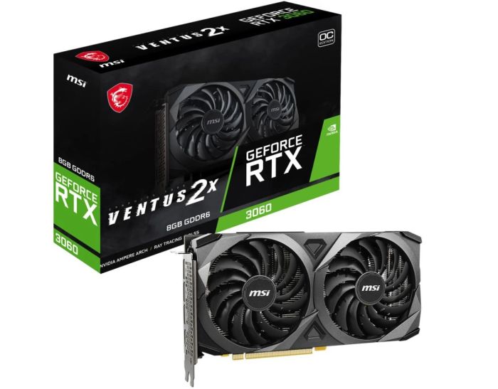 MSI GeForce RTX 3060 VENTUS 2X OC 8GB GDDR6