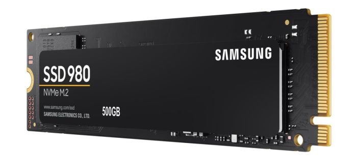 Samsung 500GB M.2 PCIe NVMe 980