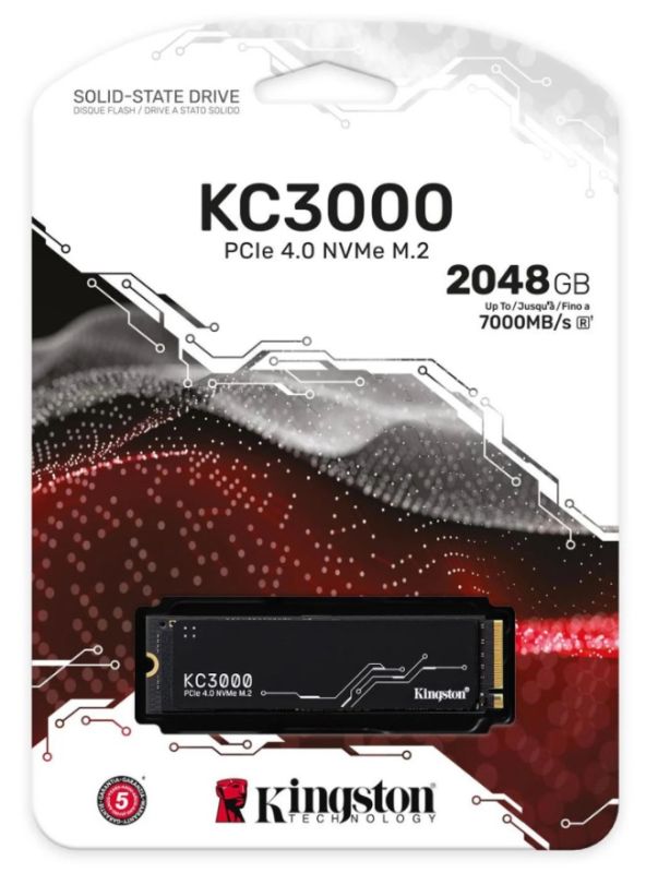 Kingston 2TB M.2 PCIe Gen4 NVMe KC3000