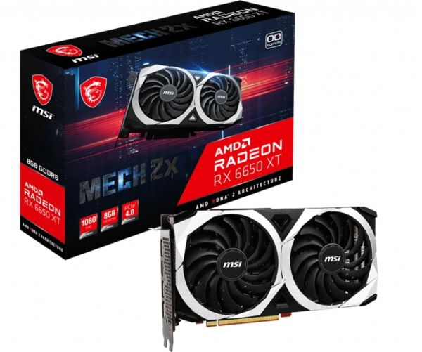 MSI Radeon RX 6650 XT MECH 2X OC 8GB GDDR6