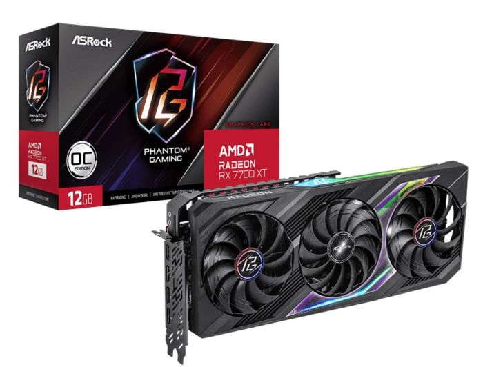 ASRock RX 7700 XT Phantom Gaming OC 12GB GDDR6