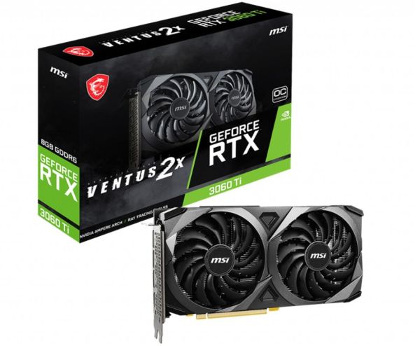 MSI GeForce RTX 3060 Ti VENTUS 2X V1 OC LHR 8GB GDDR6