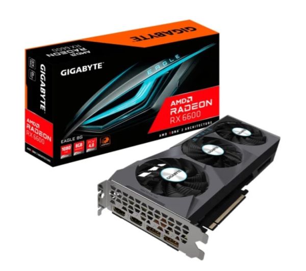 Gigabyte Radeon RX 6600 EAGLE 8GB GDDR6