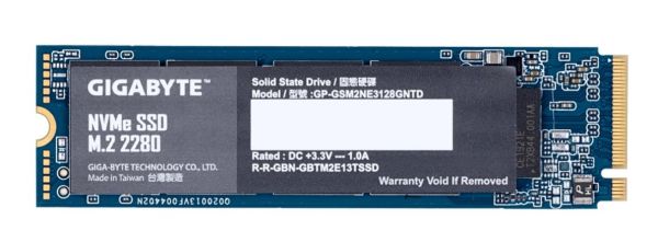 Gigabyte 256GB M.2 PCIe NVMe