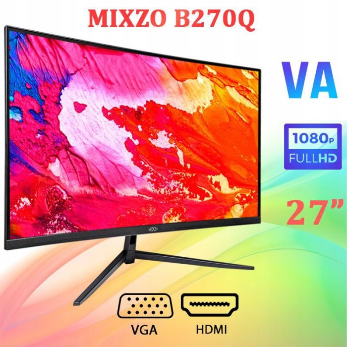 Monitor LED MiXzo B270Q 27 " 1920 x 1080 px VA