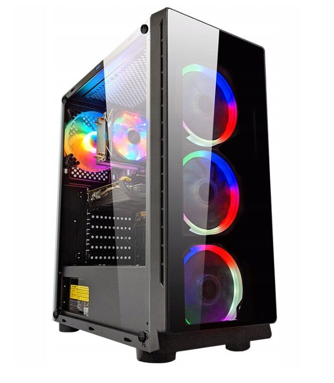 PC GAMINGOWY Ryzen 5 5500 RTX 4060 8GB 32GB DDR4 M2 2TB +Wi-Fi +WIN11