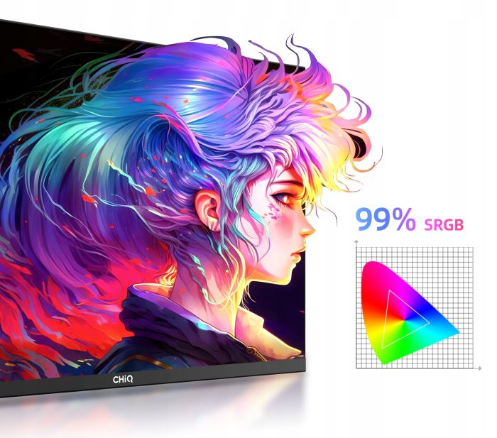 Monitor LED ChiQ 24F650 23,8 " 1920 x 1080 px IPS / PLS