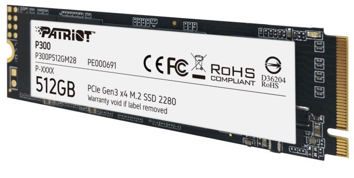 Patriot 512GB M.2 PCIe NVMe P300
