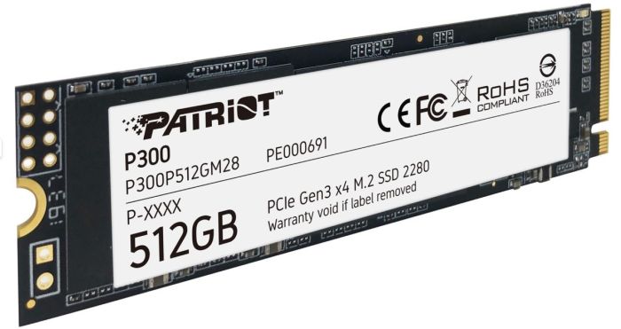 Patriot 512GB M.2 PCIe NVMe P300