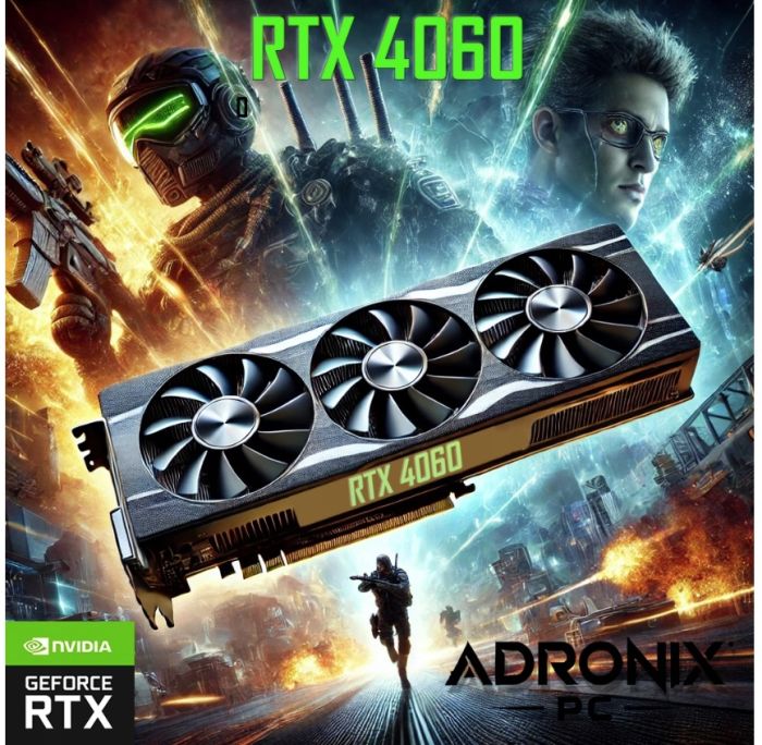 GAMINGOWY PC SHADOWBLADE i5 12400_32GB_RTX 4060_SSD 1TB_ RGB_Wi-Fi_Win11