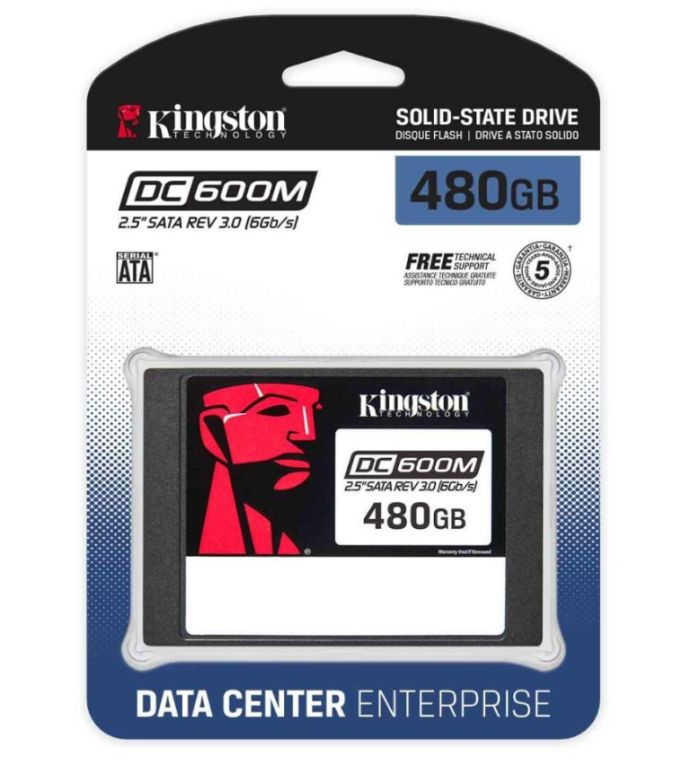 Kingston 480GB 2,5" SATA DC600M